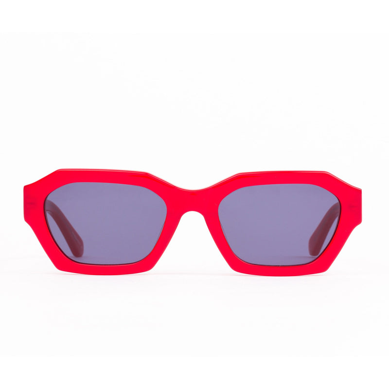 KINETIC CHERRY RED/GREY BLUE LENS