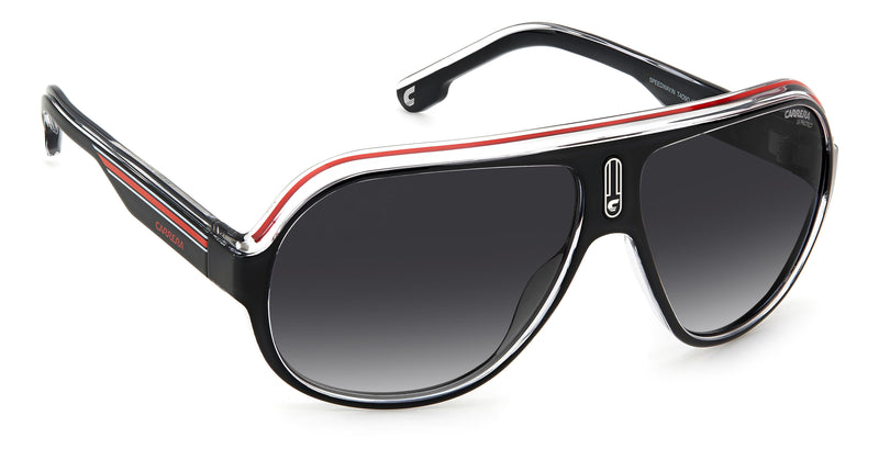 SPEEDWAY/N T4O BLACK RED/DARK GREY GRADIENT LENS