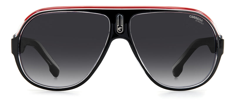 SPEEDWAY/N T4O BLACK RED/DARK GREY GRADIENT LENS